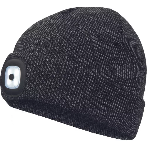 DEEL LED sapka fejlámpáv reflex fekete -