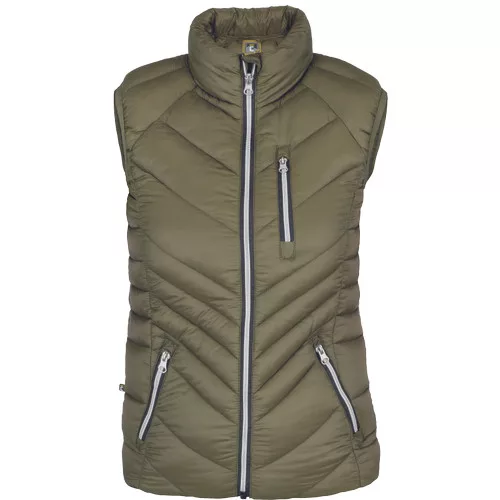 L-SURE SYLVIA LADY mellény olajzöld XL