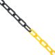 JSP müa. lánc 8mm/25m fekete/sárga