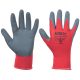 ROCKING RED kesztyű nylon latex piros 10