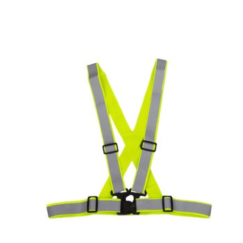 Amio csatos jólláthatósági hám - sárga