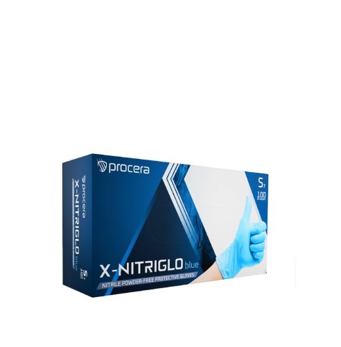 Procera X-Nitriglo egyszerhasználatos nitril kesztyű - kék