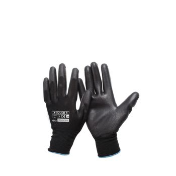 Procera X-Touch PU mártott kesztyű - fekete