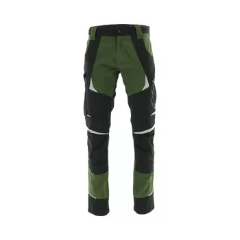 Sara Cottonflex deréknadrág - zöld - fekete