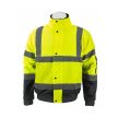 Urgent HSV bélelt jólláthatósági bomber kabát - sárga