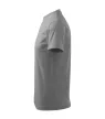 Classic póló unisex sötétszürke melírozott M