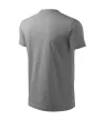 Classic póló unisex sötétszürke melírozott XL