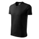 V-neck póló unisex fekete M
