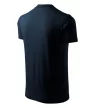 V-neck póló unisex tengerészkék L