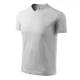 V-neck póló unisex világosszürke melírozott 2XL