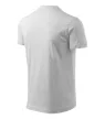V-neck póló unisex világosszürke melírozott 2XL