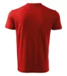 V-neck póló unisex piros 3XL