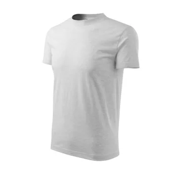 Heavy póló unisex világosszürke melírozott S