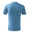 Heavy póló unisex azúrkék L