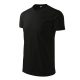 Heavy V-neck póló unisex fekete S
