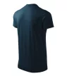 Heavy V-neck póló unisex tengerészkék XL