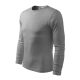 Fit-T LS póló férfi sötétszürke melírozott 2XL