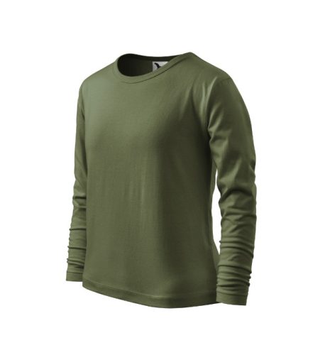 Fit-T LS póló gyerek khaki 110 cm/4 éves