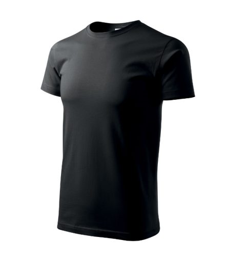 Basic póló férfi fekete 4XL