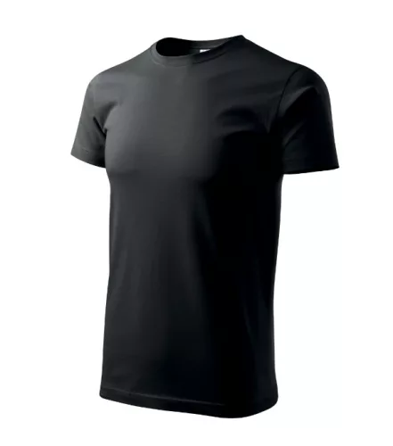 Basic póló férfi fekete 4XL