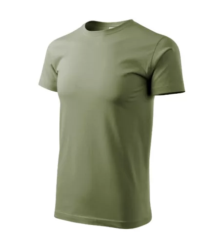 Basic póló férfi világos khaki 3XL