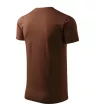 Basic póló férfi csokoládébarna 3XL