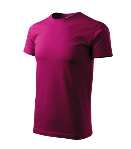 Basic póló férfi fukszia XL