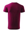 Basic póló férfi fukszia XL