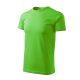 Basic póló férfi almazöld 3XL