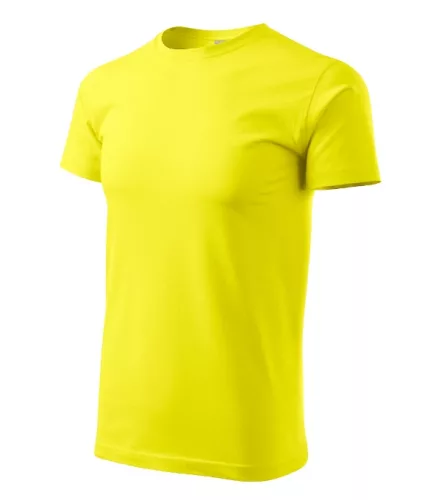 Basic póló férfi citrom 4XL