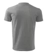 Classic New póló férfi sötétszürke melírozott 2XL