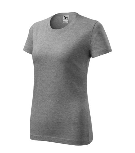 Classic New póló női sötétszürke melírozott 2XL