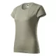 Basic póló női világos khaki XS