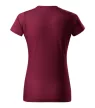 Basic póló női garnet L