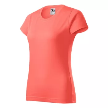 Basic póló női coral XS