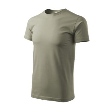 Heavy New póló unisex világos khaki XS