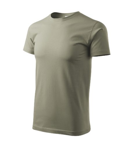 Heavy New póló unisex világos khaki XL