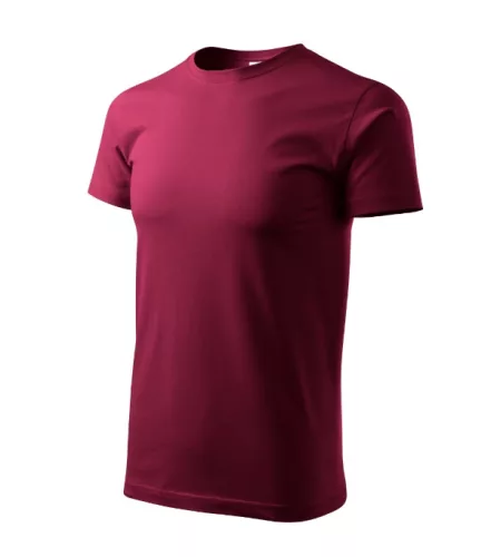 Heavy New póló unisex garnet M