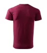 Heavy New póló unisex garnet M
