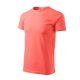 Heavy New póló unisex coral S
