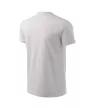 Basic póló gyerek világosszürke melírozott 134 cm/8 éves