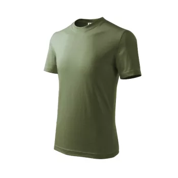 Basic póló gyerek khaki 122 cm/6 éves