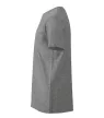 Basic póló gyerek sötétszürke melírozott 122 cm/6 éves