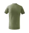 Basic póló gyerek világos khaki 122 cm/6 éves