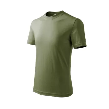 Basic póló gyerek világos khaki 146 cm/10 éves