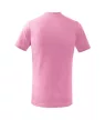 Basic póló gyerek rózsaszín 122 cm/6 éves