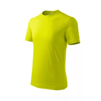 Basic póló gyerek lime 146 cm/10 éves