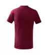 Basic póló gyerek garnet 122 cm/6 éves