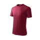 Basic póló gyerek garnet 146 cm/10 éves