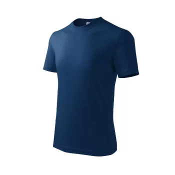 Basic póló gyerek éjkék 158 cm/12 éves